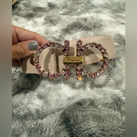 Salvatore Ferragamo Gancini Adjustable Leather Belt 70 Cm - Picture 4 of 6